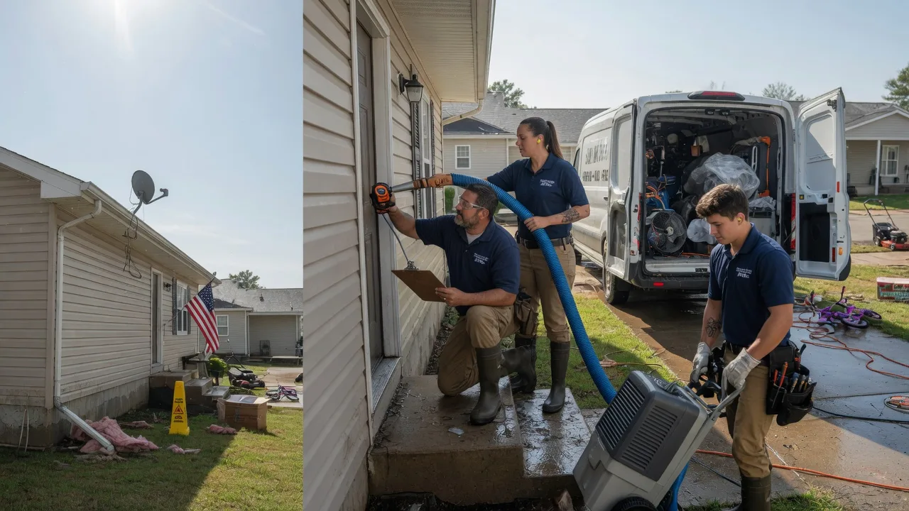 Ceiling Water Damage Restoration in Blair, WI near me